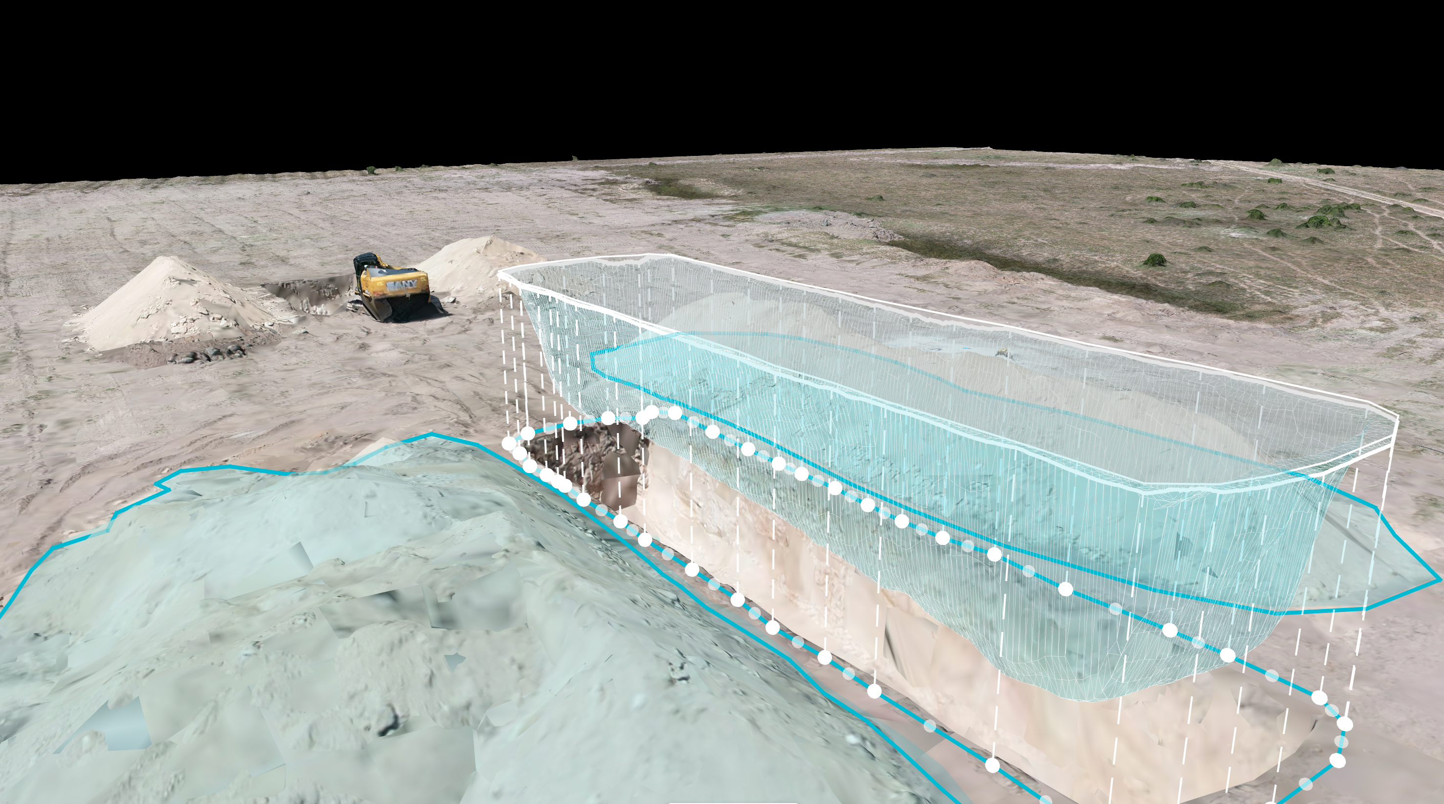 Mapping and volumetric visual reference